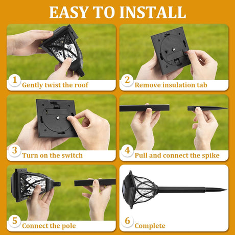 SolarGlow | Solar Pathway Lights with Automatic Dusk Activation | Eco-Friendly Outdoor Illumination for Pathways and Gardens
