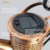 Solar Outdoor Watering Can Waterfall Garden Lamp for Elegant Patio Lighting
