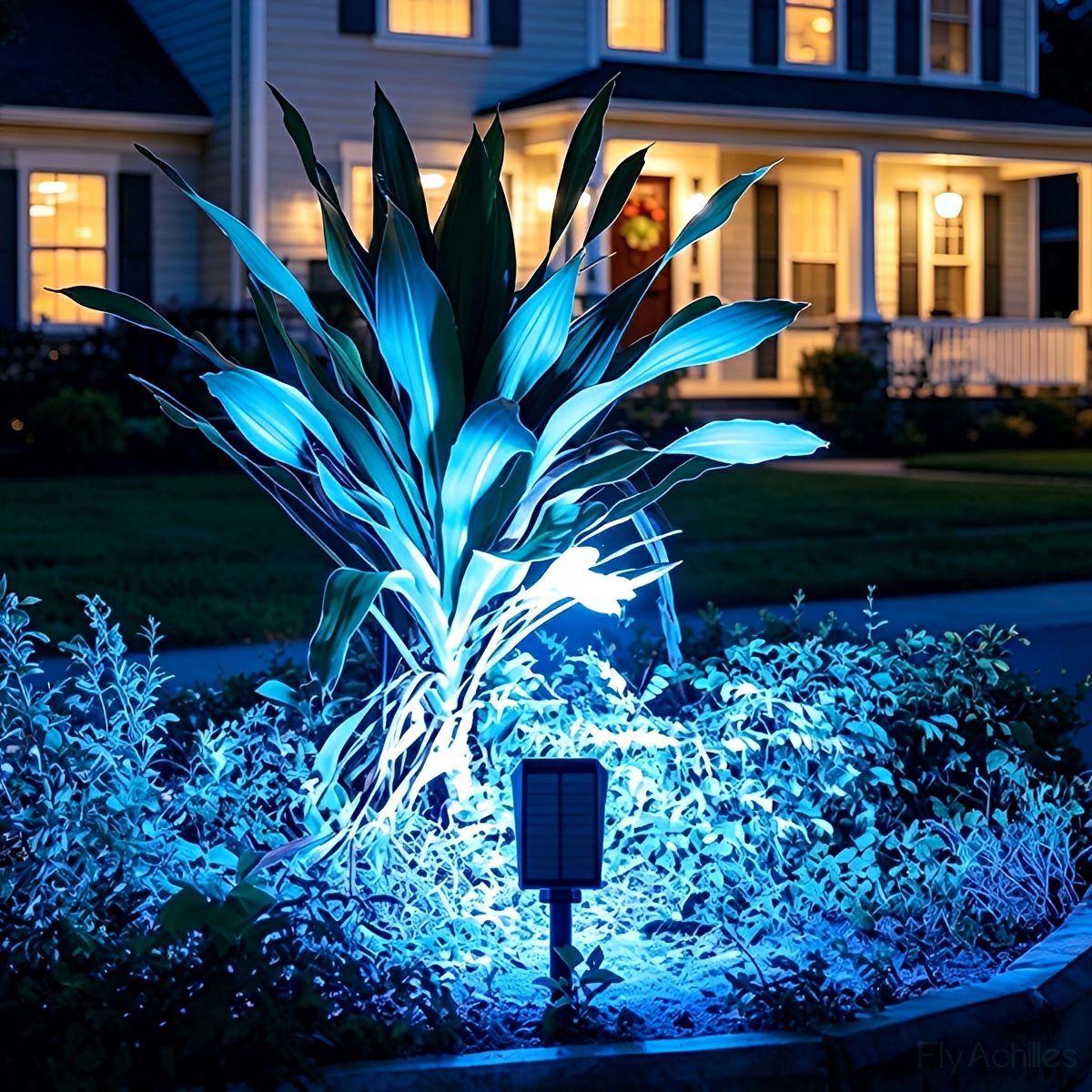 Solar Waterproof IP65 Outdoor LED Spot Light for Landscape and Garden Lighting