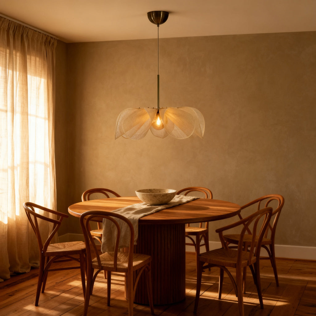 Solen | Elegant Handcrafted Natural Hemp Kitchen Pendant Lighting