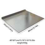 Stainless Steel Large Cutting Board with Double-Sided Design | Durable & Hygienic for Versatile Food Preparation