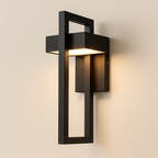 StellarSteel | Modern Elegant Outdoor Wall Sconce with LED Illumination