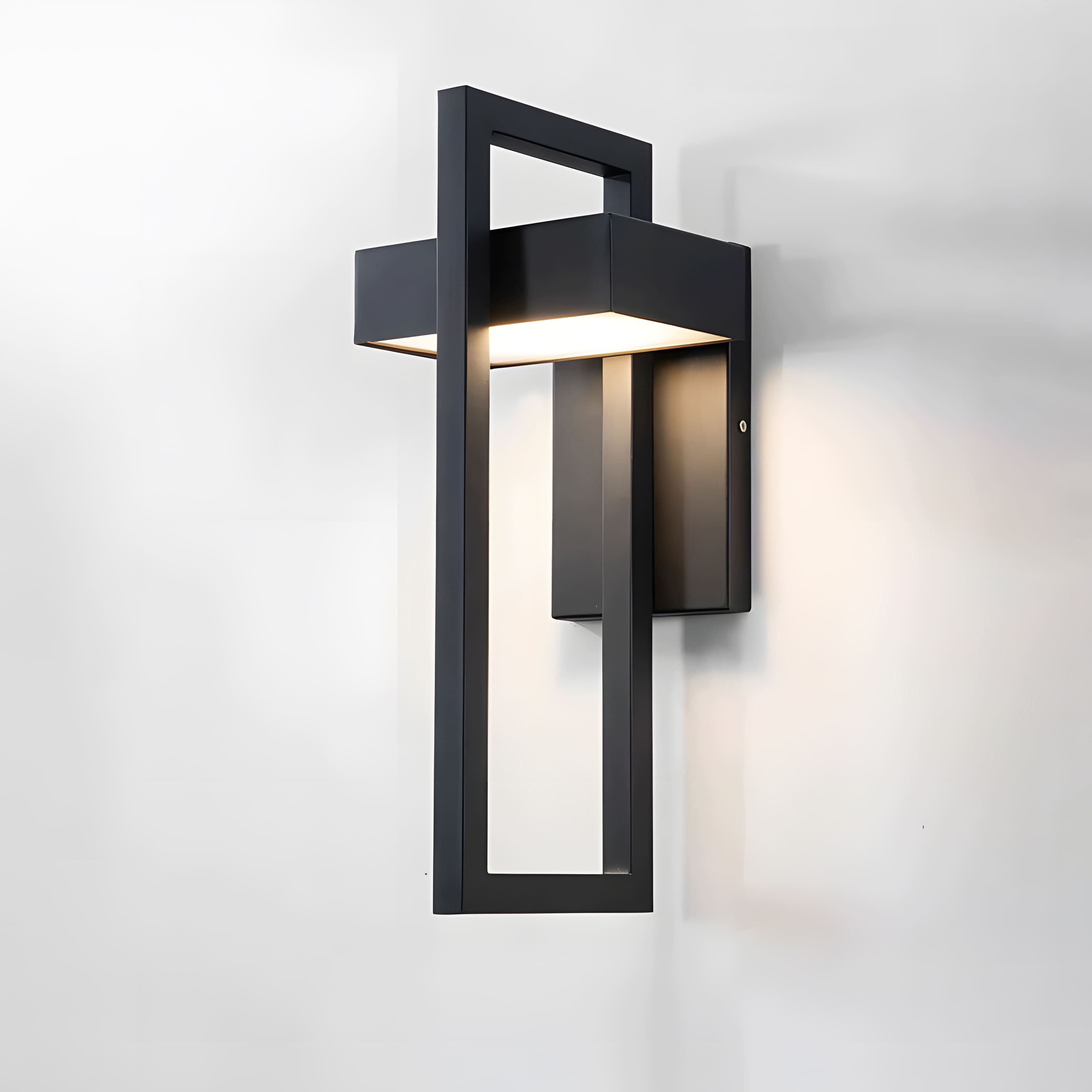 StellarSteel | Modern Elegant Outdoor Wall Sconce with LED Illumination