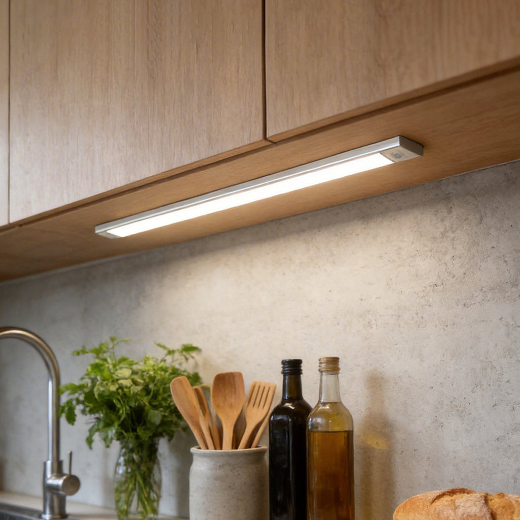 Stylish Wireless Under Cabinet LED Lighting with Motion Sensor | Energy-Efficient Illumination for Effortless Convenience