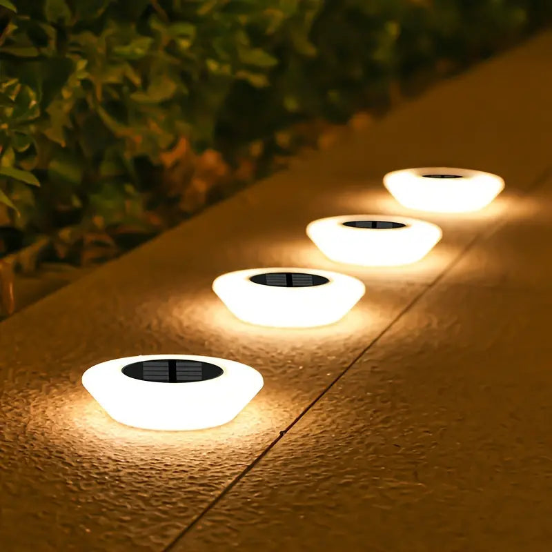 TerraGlow | Solar Garden Lights with Automatic Dusk-to-Dawn Functionality | Elegant Outdoor Lighting for Sustainable Ambiance