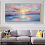 Textured Canvas Prints | Hand-Painted Wall Art with Unique Design | Artistic Wall Decor for Home Ambiance