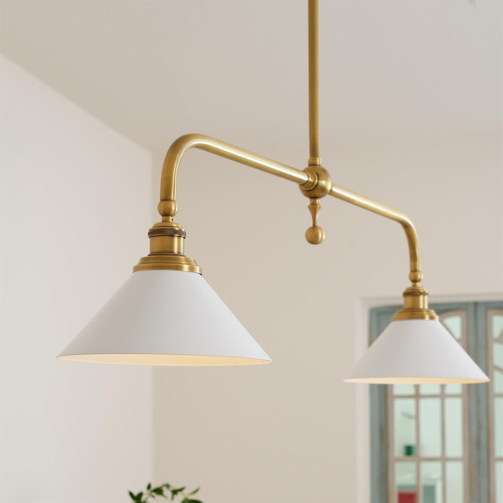 Thetford Pendant Light - Modern Glass Pendant Lighting for Living Rooms