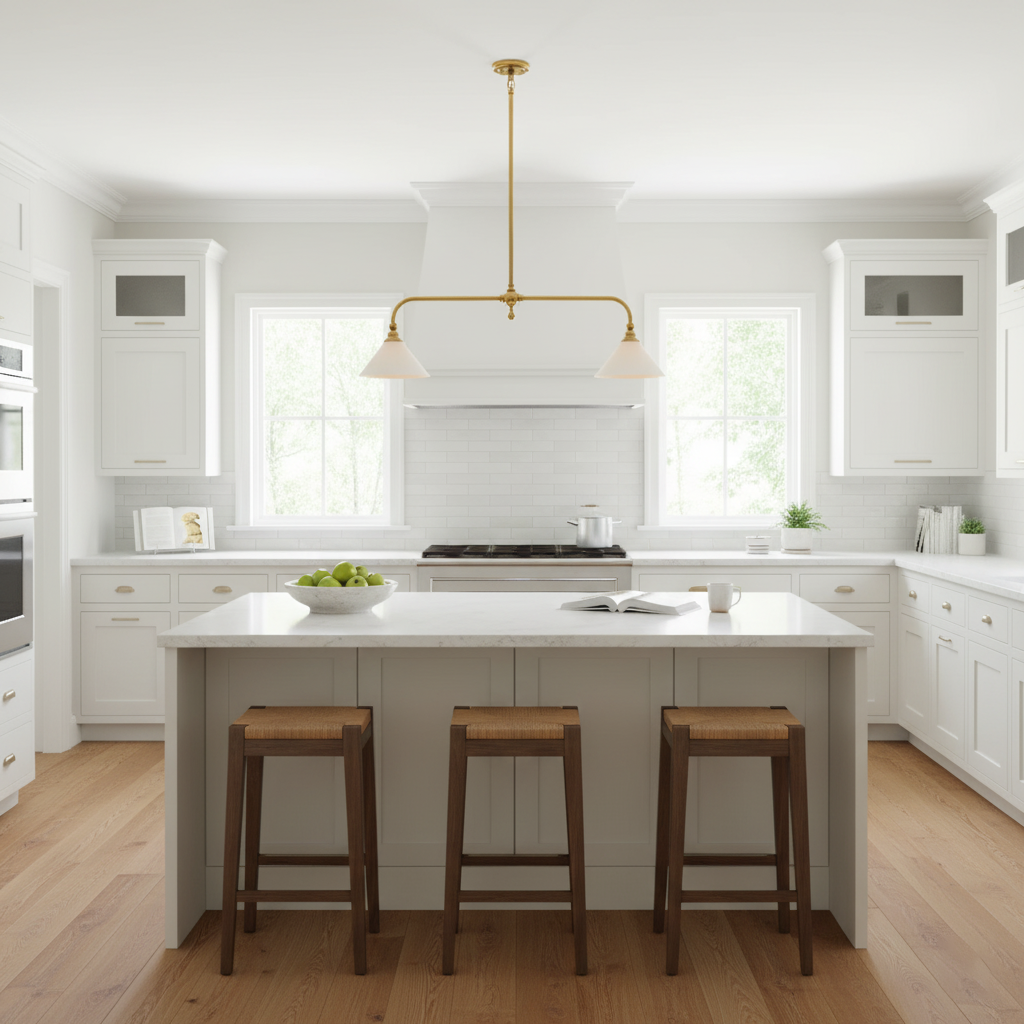 Thetford Pendant Light - Modern Glass Pendant Lighting for Living Rooms