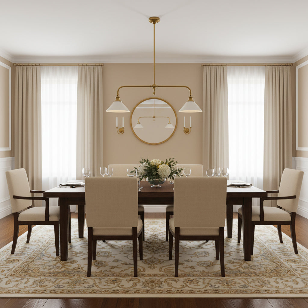 Thetford Pendant Light - Modern Glass Pendant Lighting for Living Rooms
