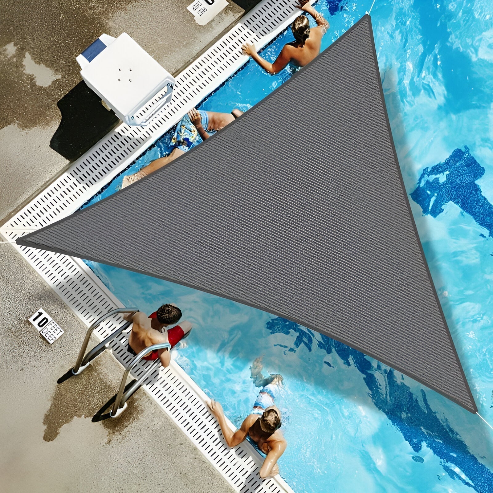 TriBlocker | Triangle Shade Sail with Waterproof UV Protection | Sun Shade for Patio Relaxation