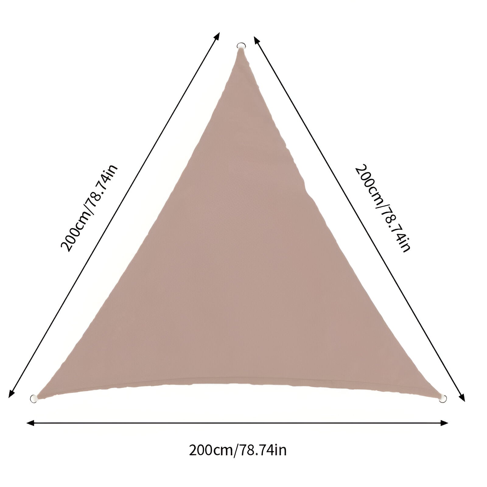 TriBlocker | Triangle Shade Sail with Waterproof UV Protection | Sun Shade for Patio Relaxation