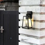 Verona | Outdoor Wall Lamp with Geometric Glass Frame & Waterproof Design | Elegant Lighting for Modern Exteriors