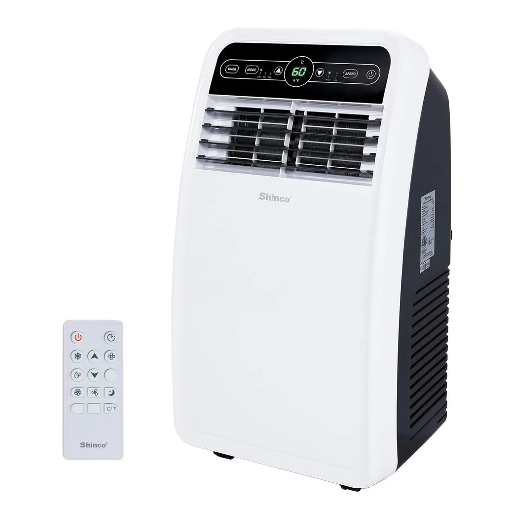 Versatile Portable AC Unit with 8,000 BTU Cooling & Dehumidifier for Year-Round Comfort