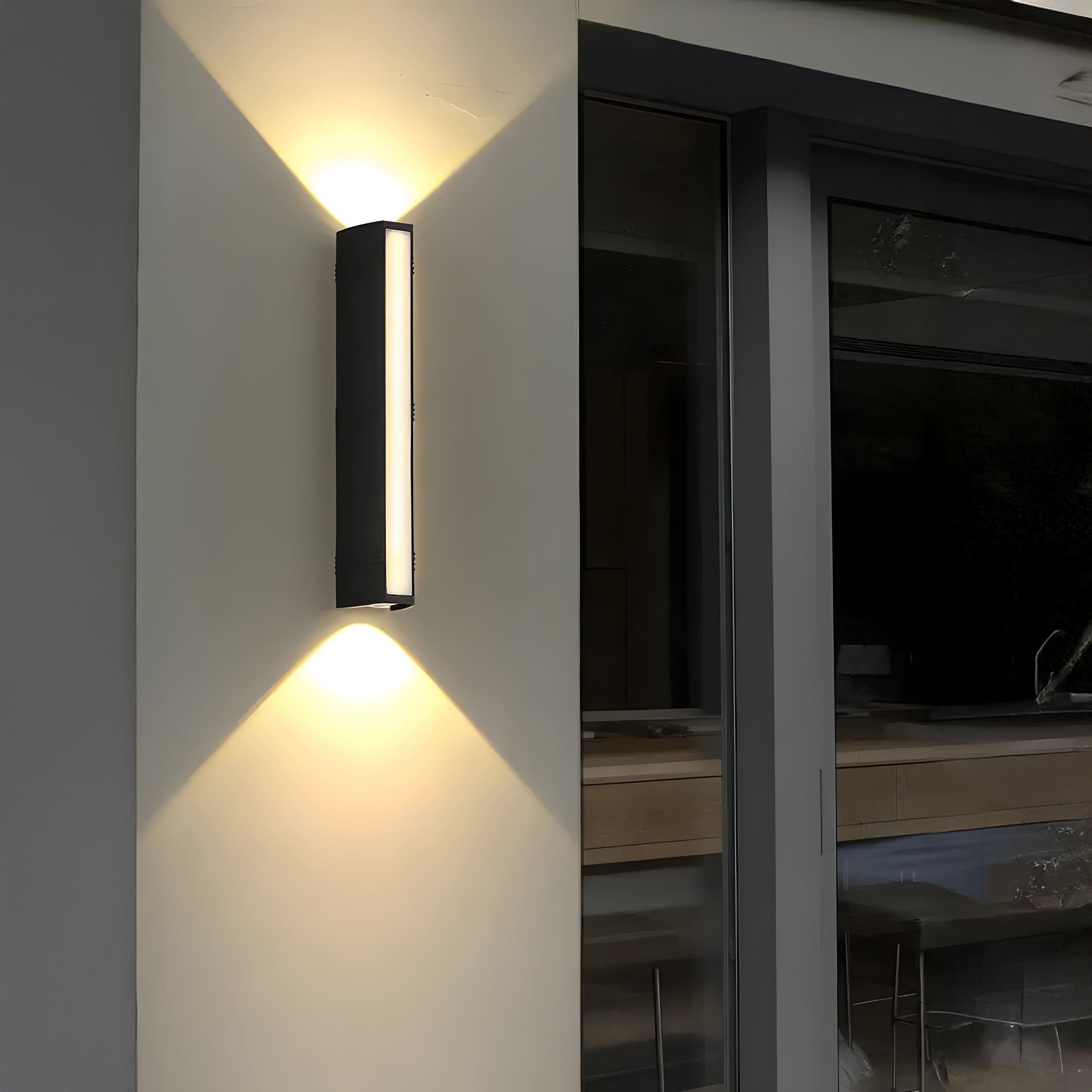 VertaStone | Sleek Modern Outdoor Wall Lights with Energy-Efficient LED Bulbs