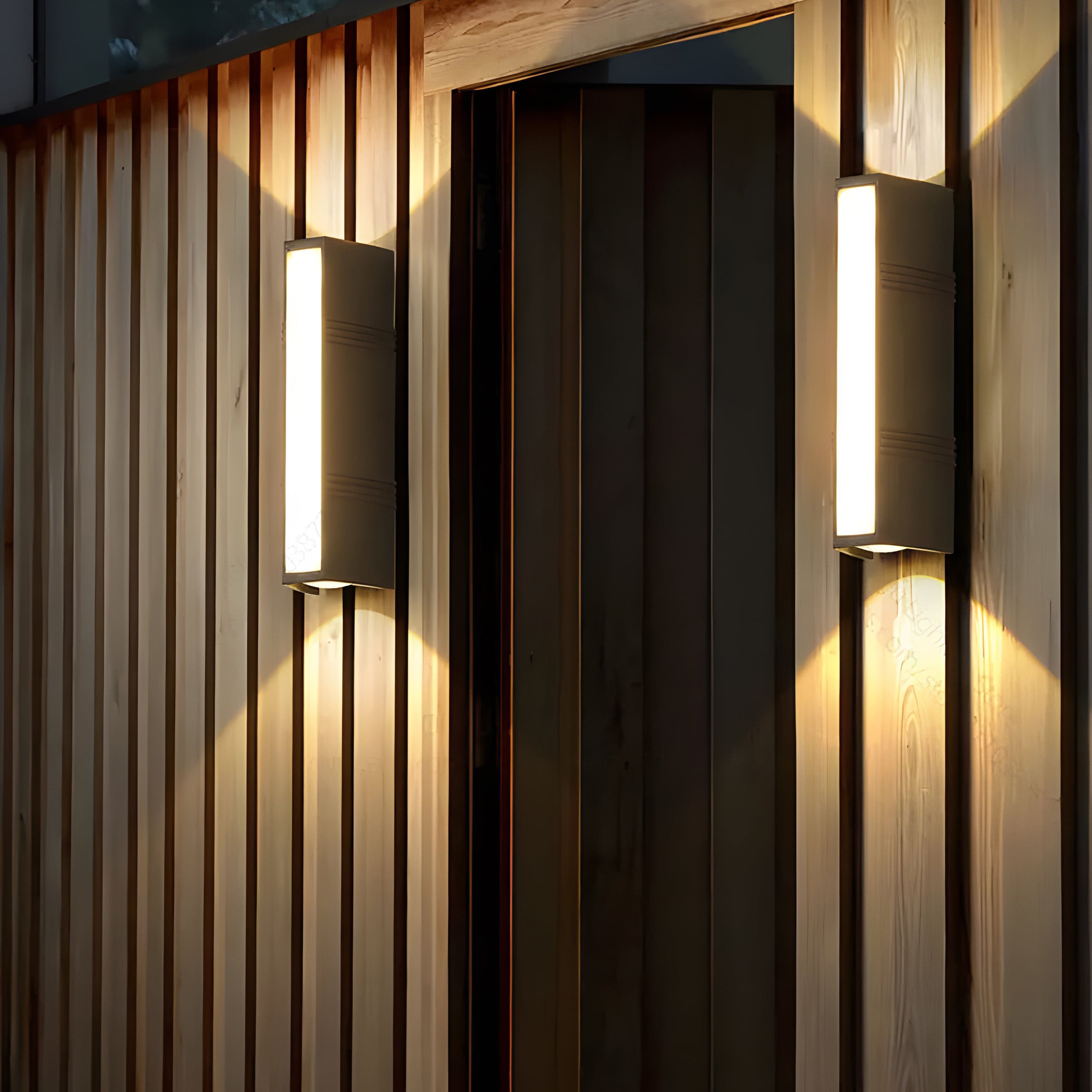 VertaStone | Sleek Modern Outdoor Wall Lights with Energy-Efficient LED Bulbs