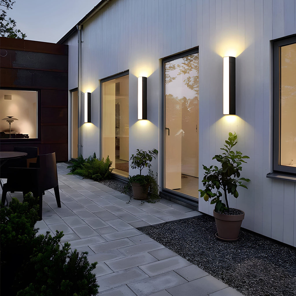 VertaStone | Sleek Modern Outdoor Wall Lights with Energy-Efficient LED Bulbs