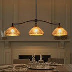 Vintage Charm | Black Chandelier Light with Dimmable Feature | Adjustable Height for Dining Room Elegance