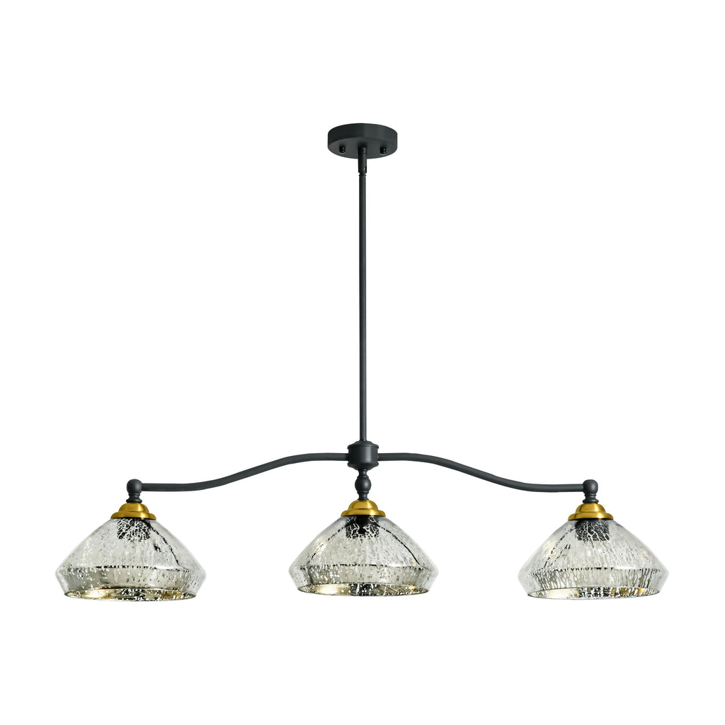 Vintage Charm | Black Chandelier Light with Dimmable Feature | Adjustable Height for Dining Room Elegance
