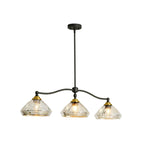 Vintage Charm | Black Chandelier Light with Dimmable Feature | Adjustable Height for Dining Room Elegance