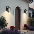 Vintage Birdcage Outdoor LED Porch Wall Light