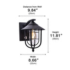 Vintage Birdcage Outdoor LED Porch Wall Light