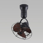 Vintage 6-Speed DC Motor Ceiling Fan with Swing Rotation