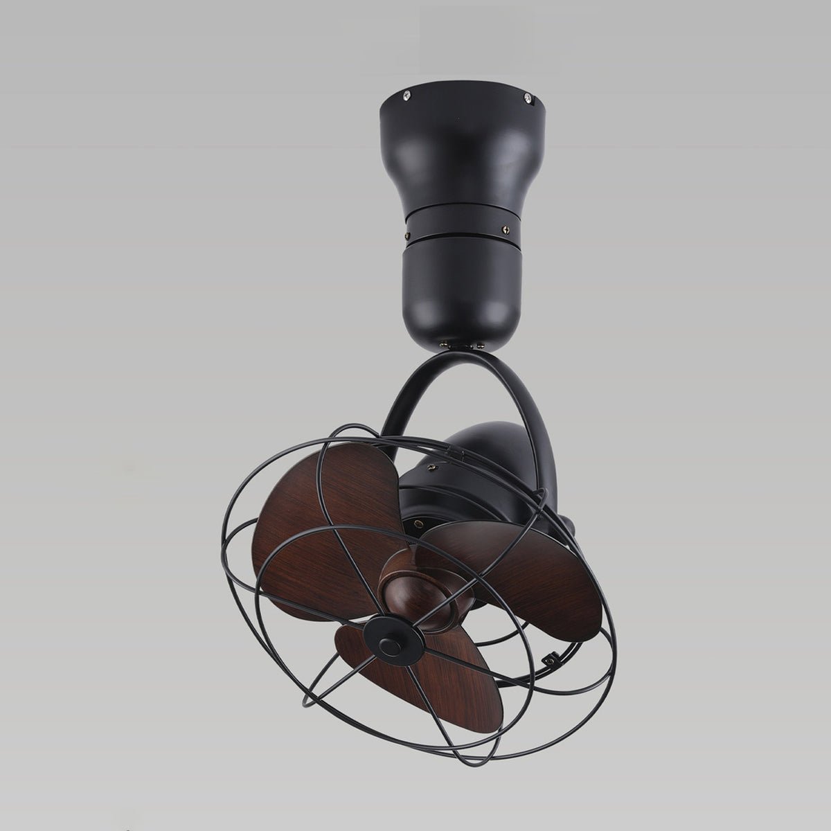 Vintage 6-Speed DC Motor Ceiling Fan with Swing Rotation