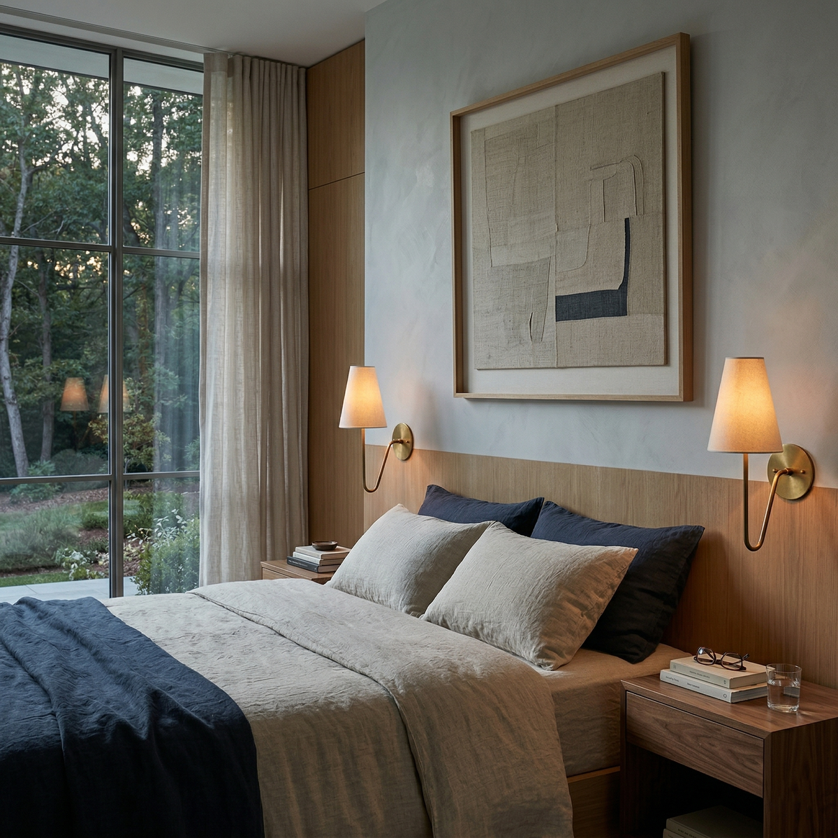 Scoop wall sconce