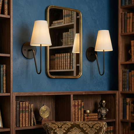 Scoop wall sconce