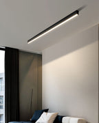 Dimmable Long Linear Ceiling Light with Remote Control for Modern Spaces