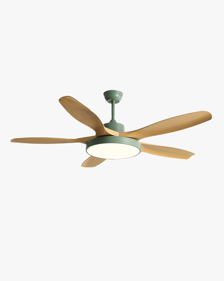Scandinavian Reversible Ceiling Fan with LED Light for Year-Round Comfort