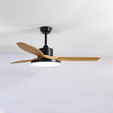Deckenventilator mit LED-Licht, reversibel, skandinavisch