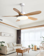Scandinavian Reversible Ceiling Fan with LED Light for Year-Round Comfort