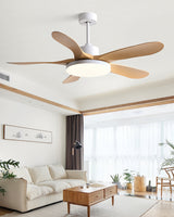 Deckenventilator mit LED-Licht, reversibel, skandinavisch