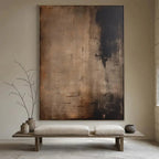 Wabi Sabi Abstract Canvas Prints with Hand-Painted Design | Unique Wall Art for Artistic Ambiance
