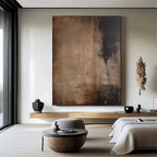 Wabi Sabi Abstract Canvas Prints with Hand-Painted Design | Unique Wall Art for Artistic Ambiance