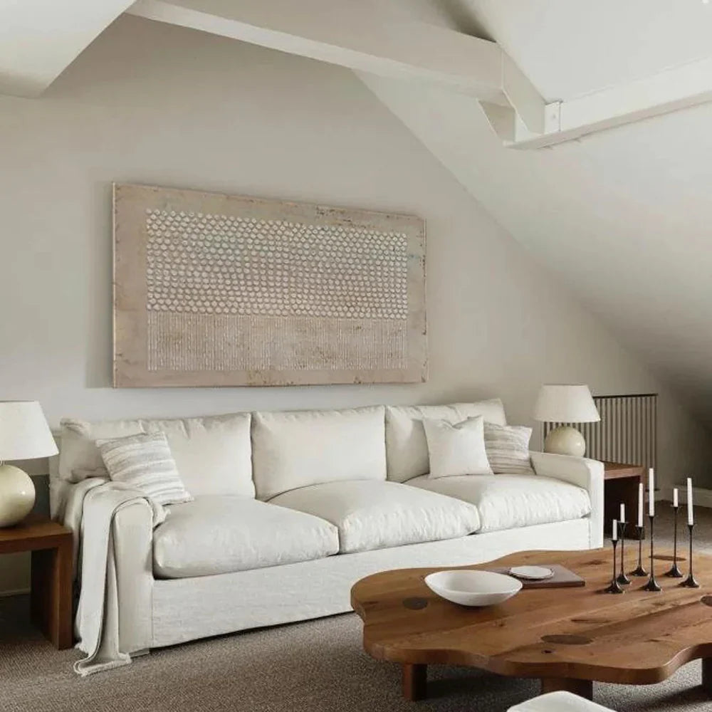 Wabi Sabi | Textured Canvas Art with Hand-Painted Detail | Unique Wall Decor for Artistic Ambiance