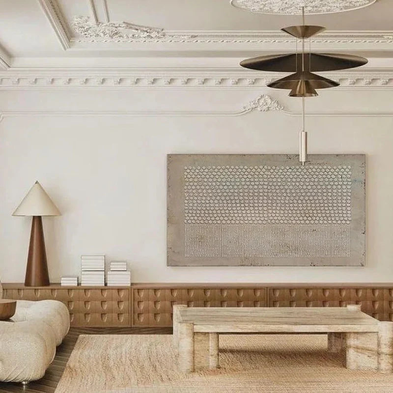 Wabi Sabi | Textured Canvas Art with Hand-Painted Detail | Unique Wall Decor for Artistic Ambiance