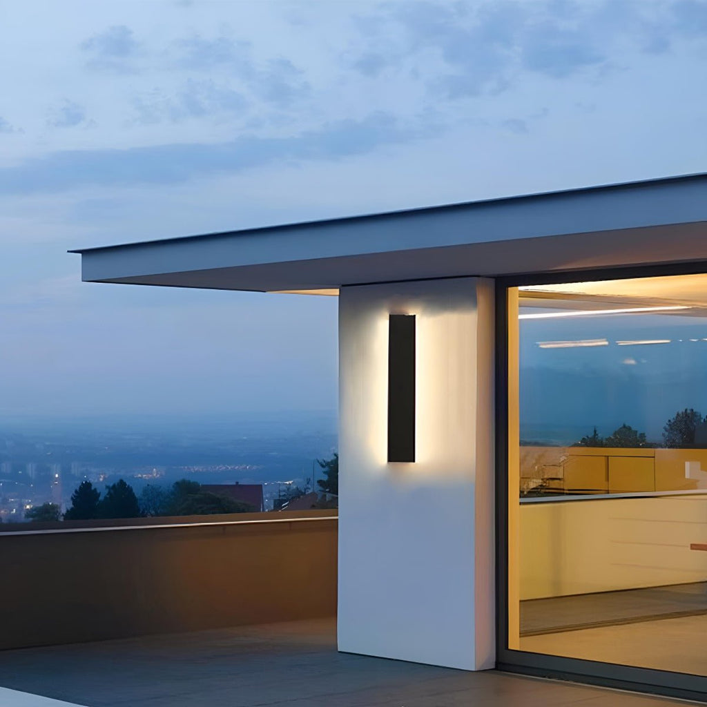 Waterproof Modern LED Long Strip Outdoor Wall Light