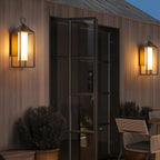 Modern Rustic Outdoor LED Porch Wall Lantern