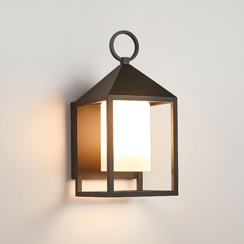 Modern Rustic Outdoor LED Porch Wall Lantern