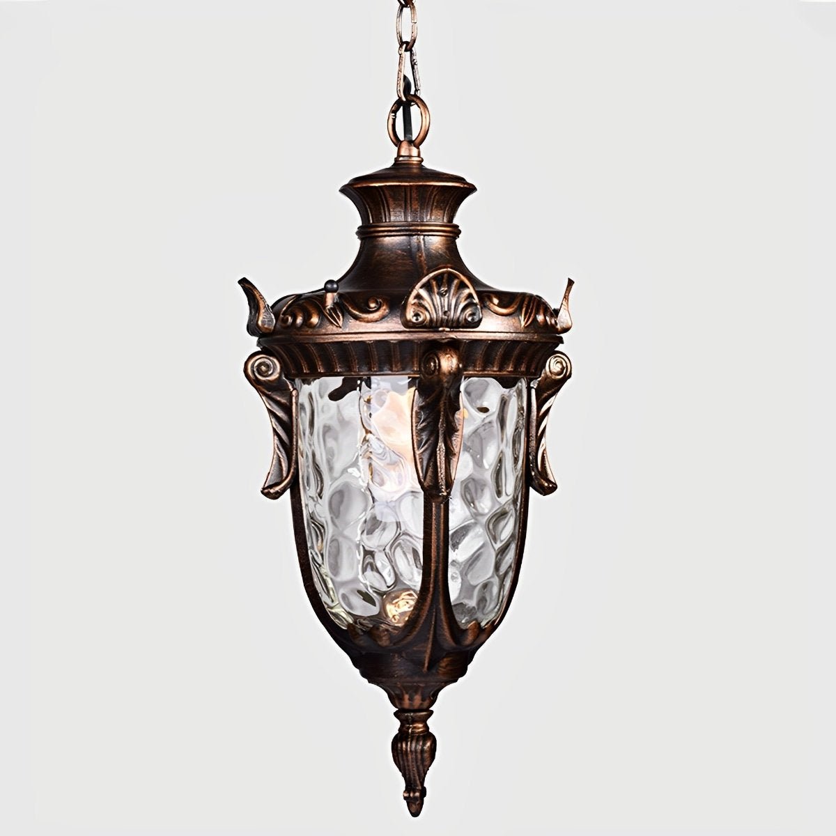 Rustic Waterproof Outdoor Hanging Lantern Pendant Light