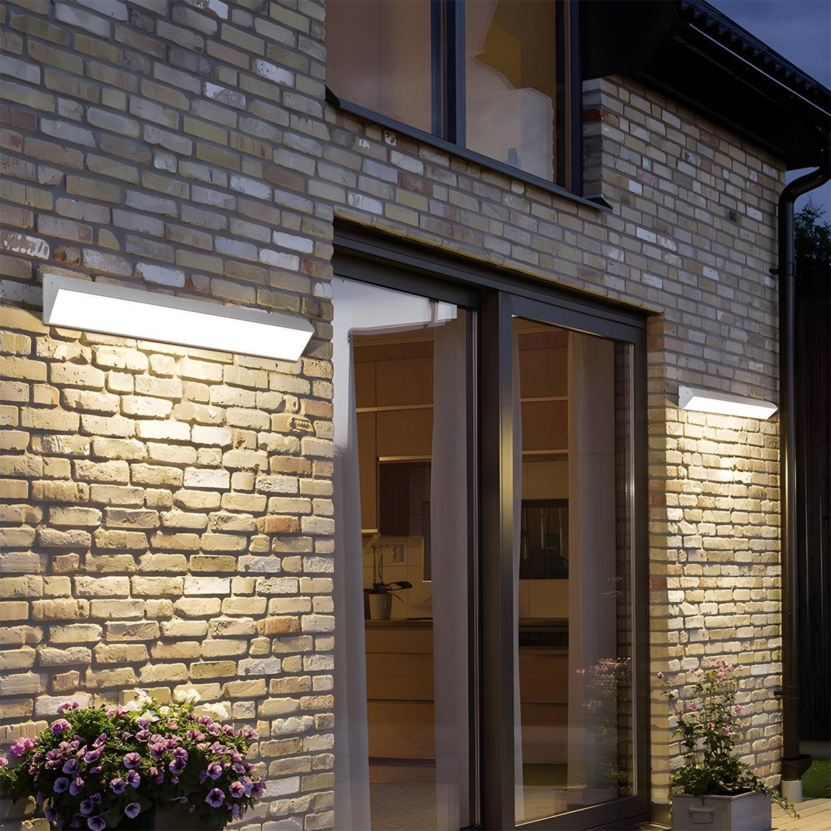 White Waterproof Outdoor LED Wall Strip Light
