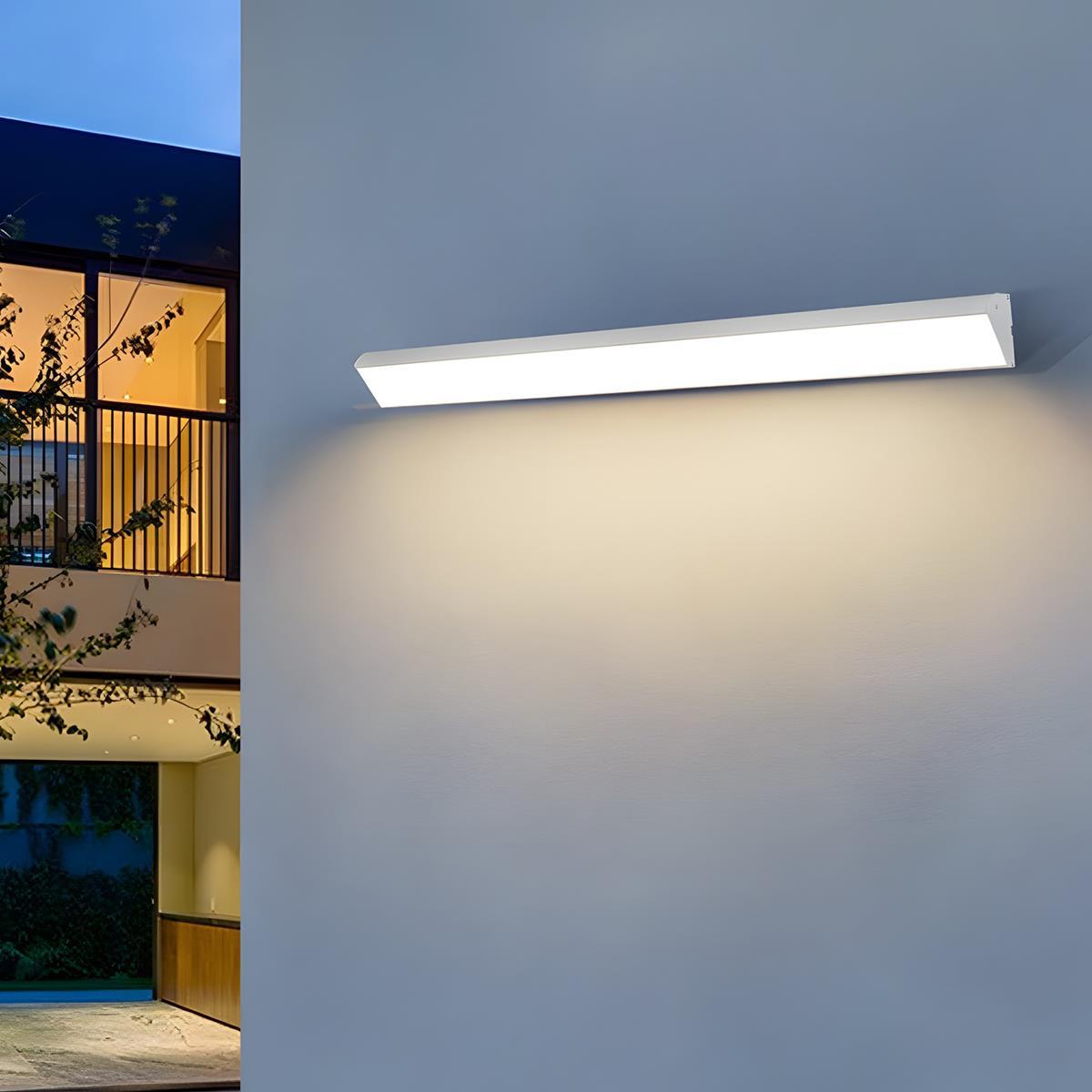 White Waterproof Outdoor LED Wall Strip Light