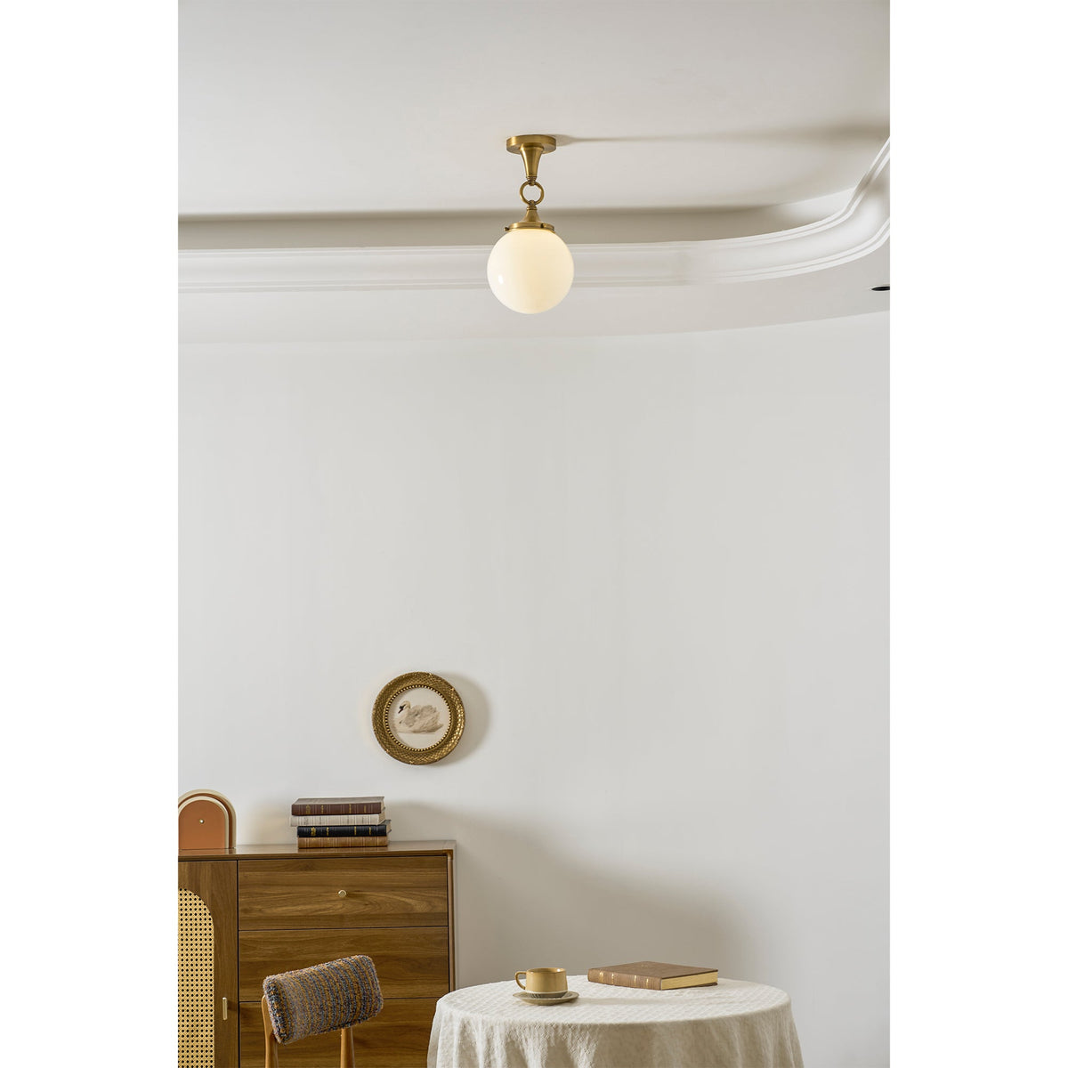 Orbin semi-flush