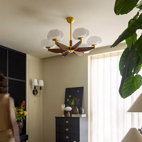 Willow chandelier living room