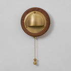 Walnut color & Brass
