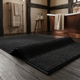 Nimbus soft bath rug in black
