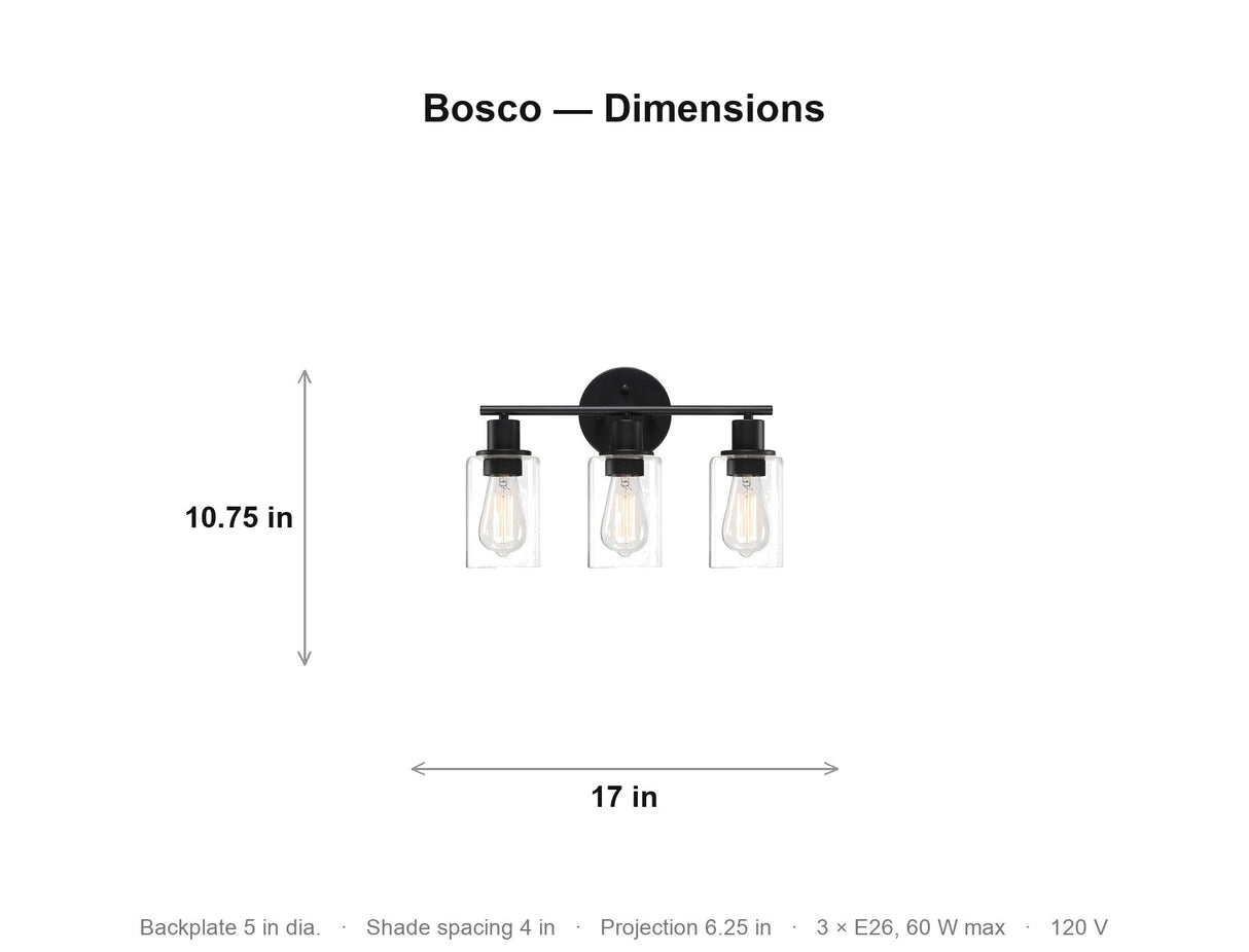 Bosco dimensions diagram
