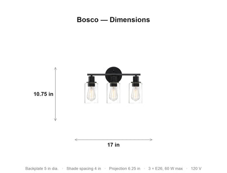 Bosco dimensions diagram